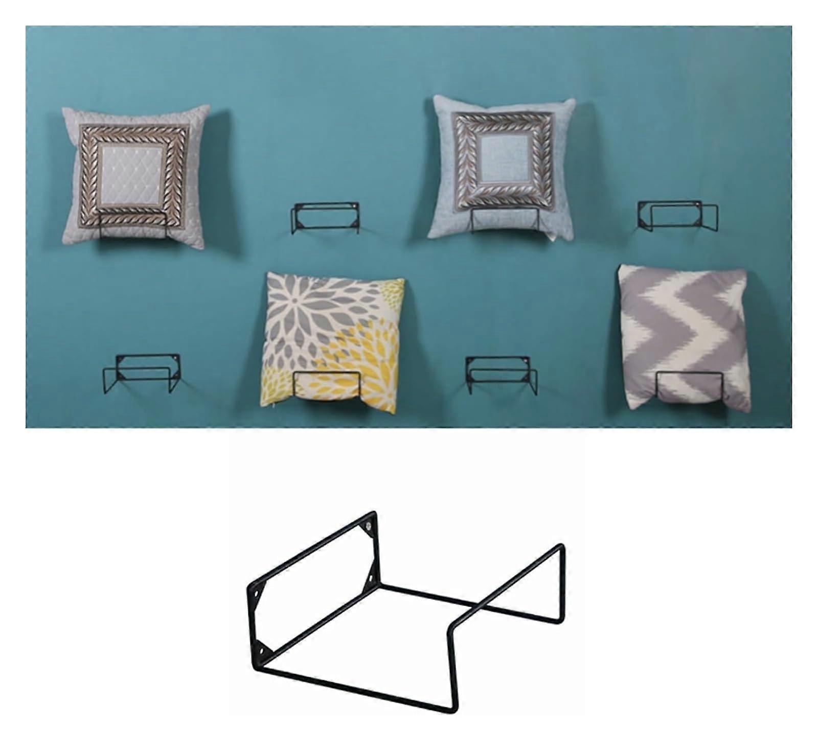 Black Waterproof Rustproof Pillow Display Rack with Adjustable Nonslip Feet for Home and Store