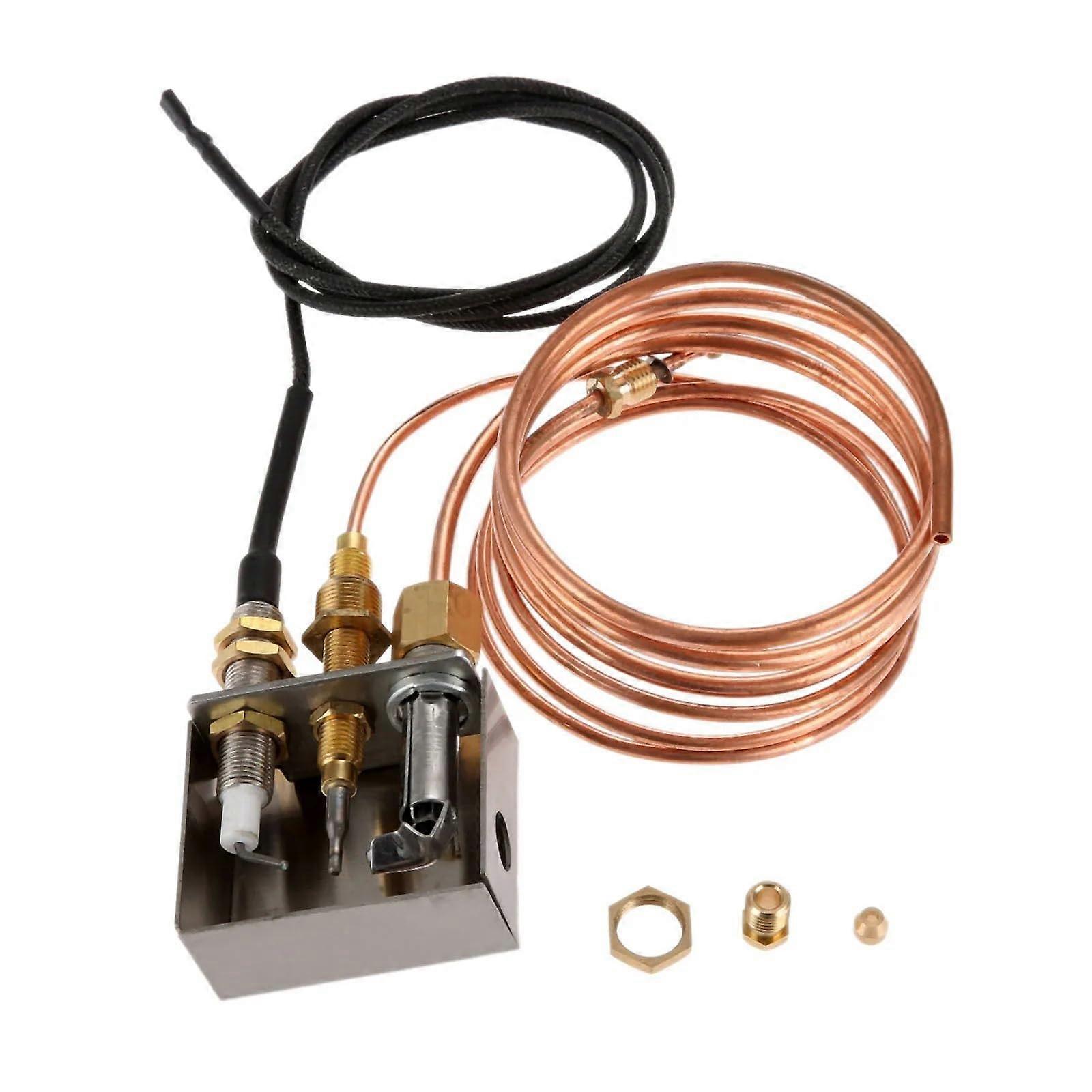 Propane Fireplace Pilot Assembly with Thermocouple for Fire Pit Ignition Kit Replacement