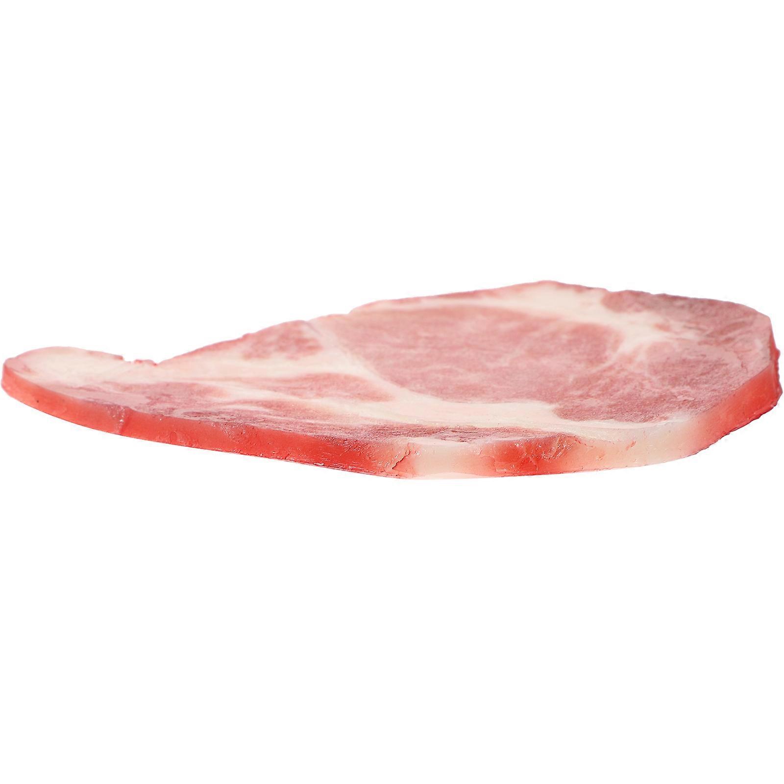 Fake Beef 5Pcs Artificial Beef Slices for Photography Meat Model