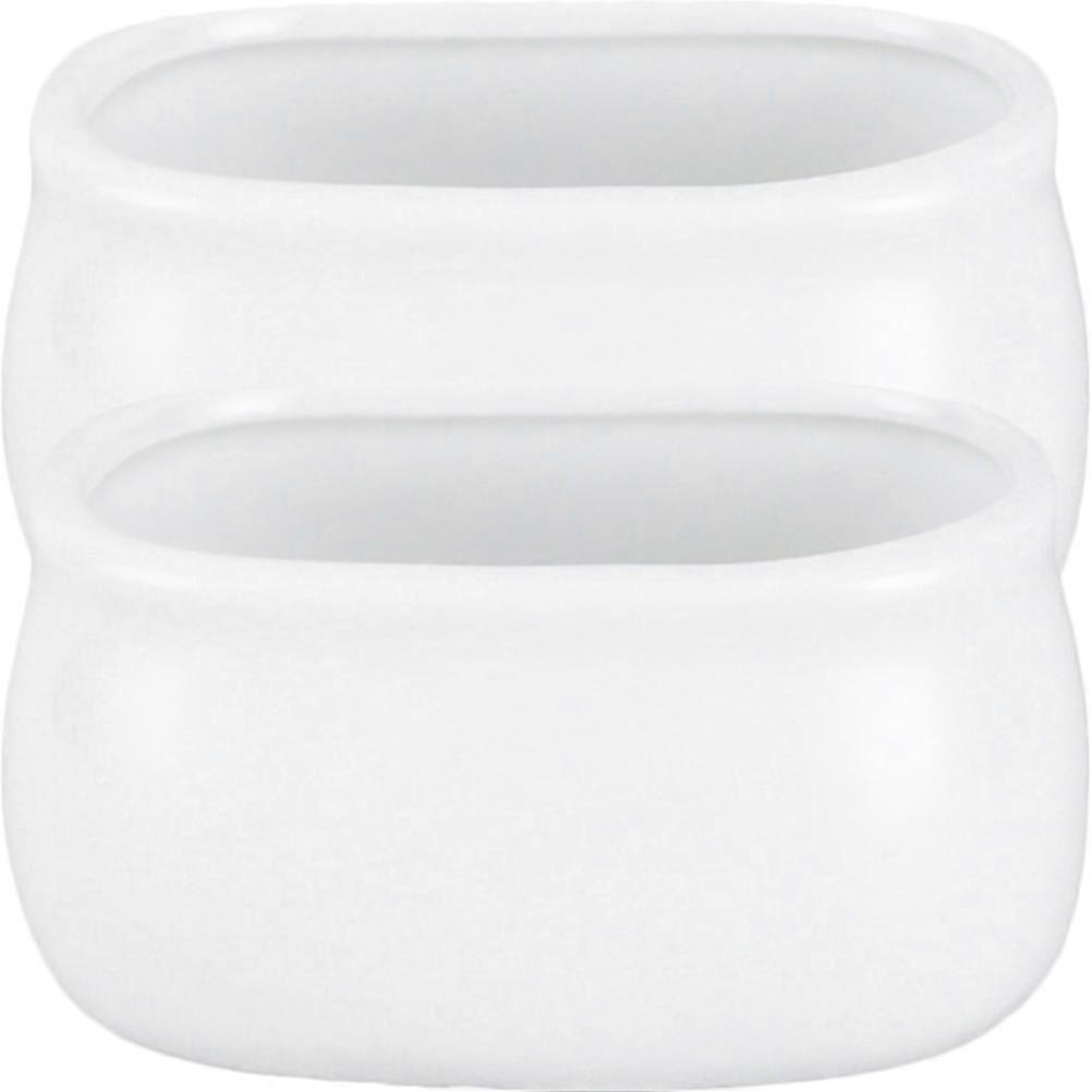 Tea Coffee Sugar Canisters Ceramic Sugar Jars for Home Use 2Pcs