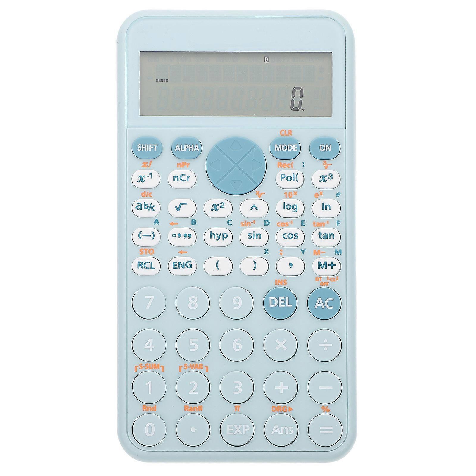 Function Calculator For College Student Contests Accounting Office Use Large Screen Display Button Battery Powered 1Pcs