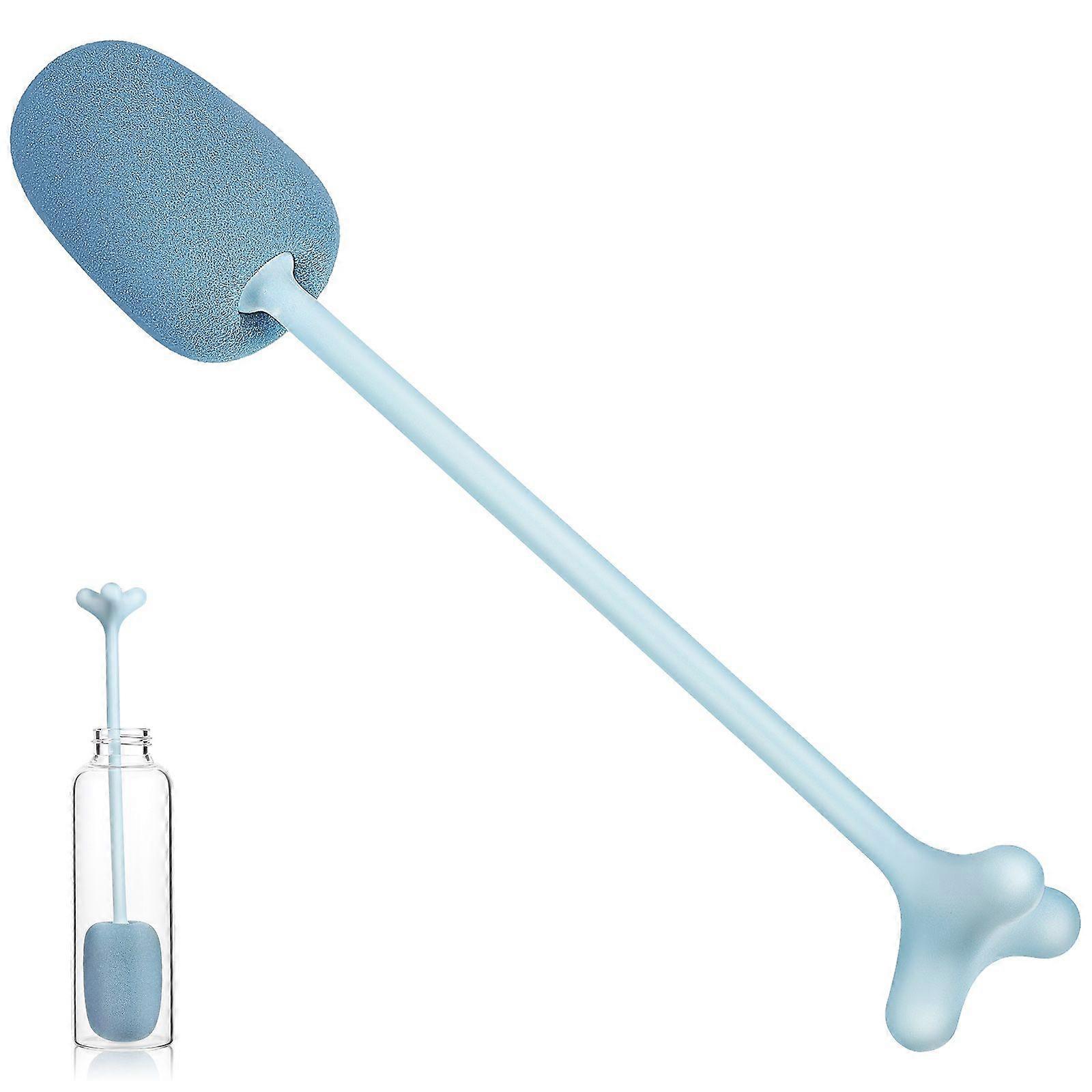 Sponge Bottle Brush Long Handle Clean Brush for Bowls Plates Practical Kitchen Tool