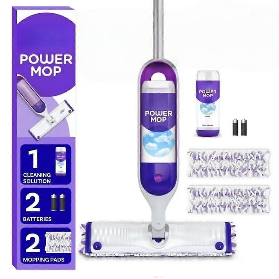 Spray Mop Floor Cleaner Kit with Reusable Pads, Multi-Surface Cleaning Set