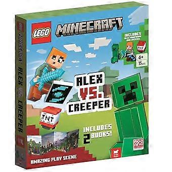 LEGO (R) Minecraft (R) Alex vs. Creeper (med Alex minifigur Creeper minibyggeleg, 2 bøger og udklappelig legescene)