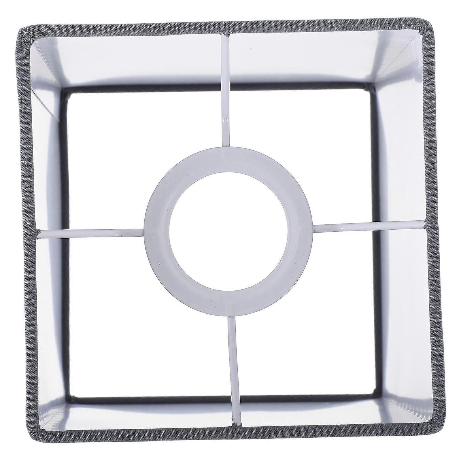 Rectangular Linen Lamp Shade Cover for Floor Lamp Shade Light Grey