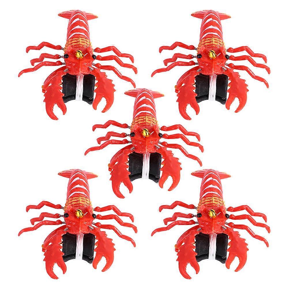 Lobster Clockwork Toy Pulling String Toy for Kids Playing 5Pcs Pack