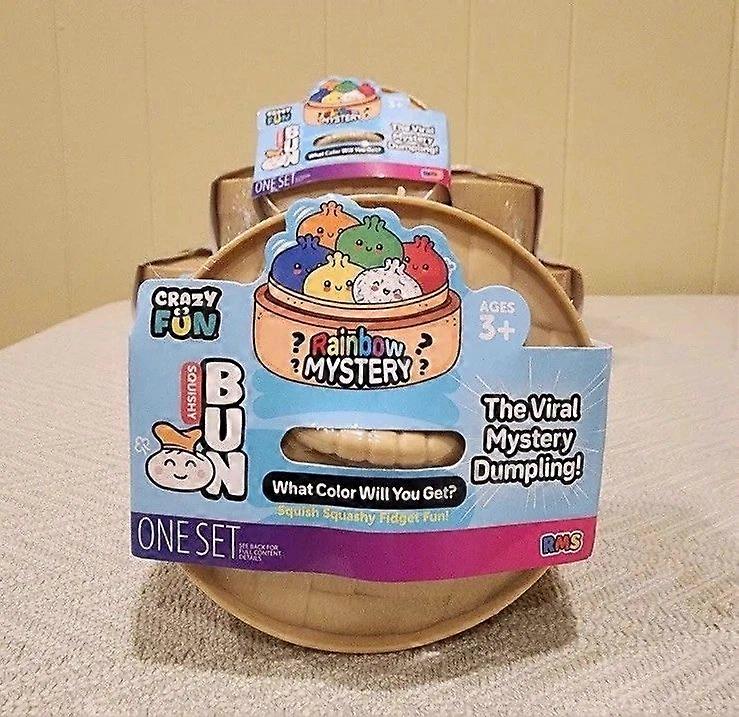 Verrückter Spaß Regenbogen Überraschungs-Quetschbrötchen Überraschungs-Knödel-Spielzeug
