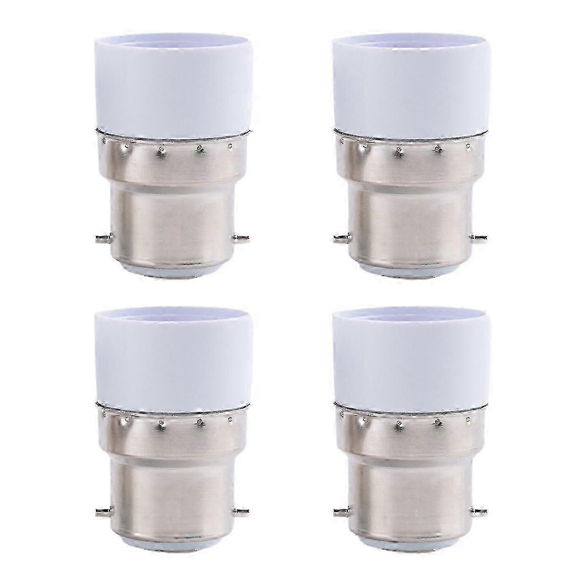 B22 to E14 Bulb Socket Adapter Holder, AC 220V, 4pcs