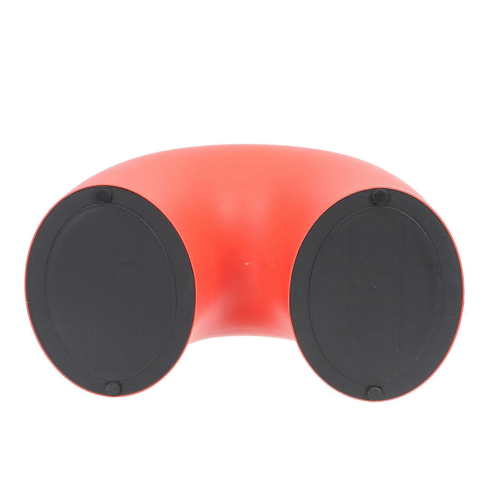 Simple Annular Stool for Home Lightweight PP Material 1Pcs Red