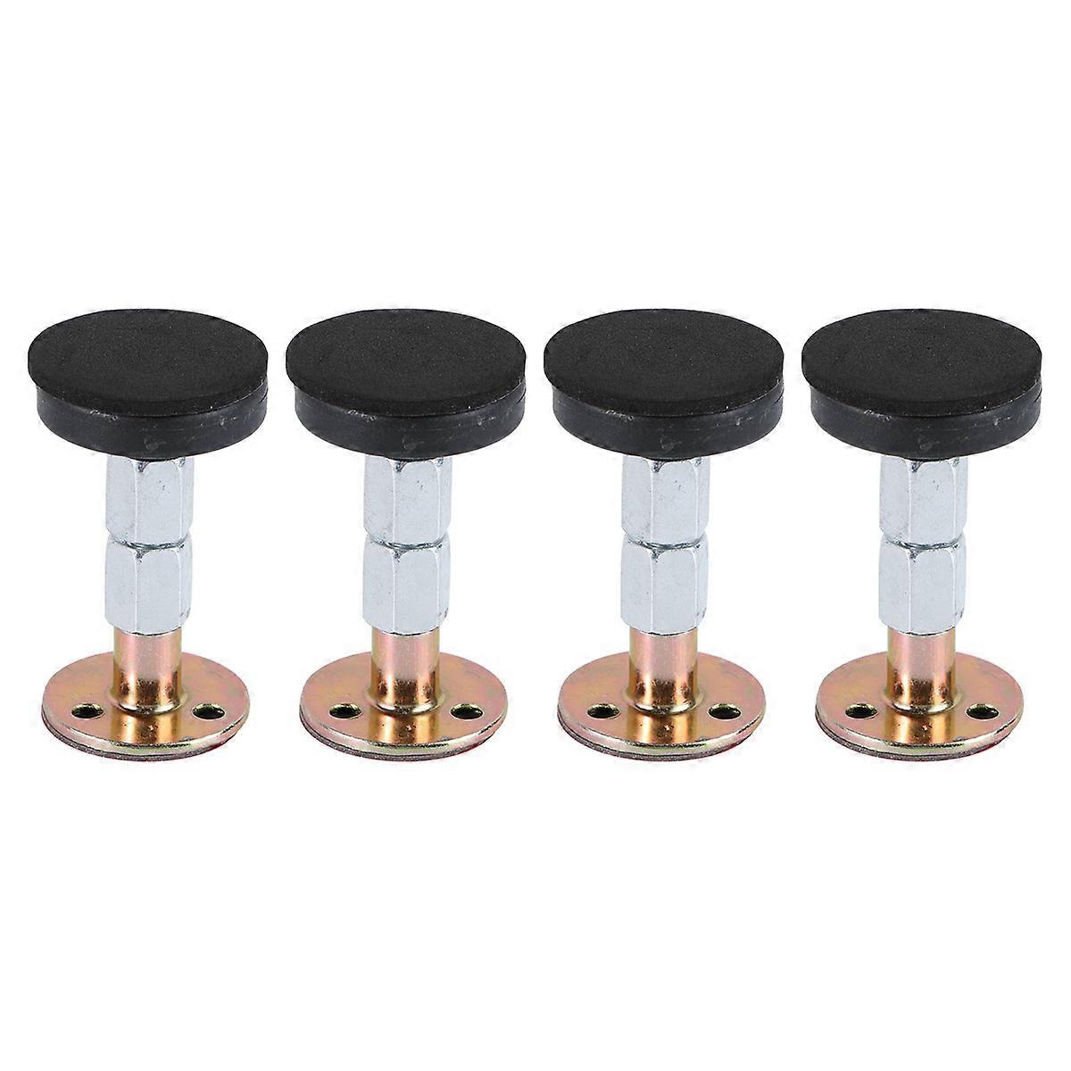 Metal Bedside Fixator Adjustable Wall Stabilizer for Bed Use 4Pcs