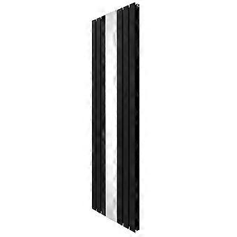 Flat Panel Radiator With Mirror 1800mm x 565mm Modern Designer Double Column Vertical Heater Matt