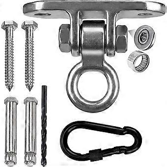 Suporte de balanço reforçado para rede com capacidade de 450 kg (1000 lbs), 180 polegadas, em aço inoxidável, acessórios para balanço, ideal para varanda, playground e ioga.