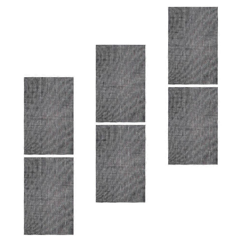 Beaded Mesh Material Plastic Rectangular Toy Making 0.15X33X50CM Sewing 6Pcs