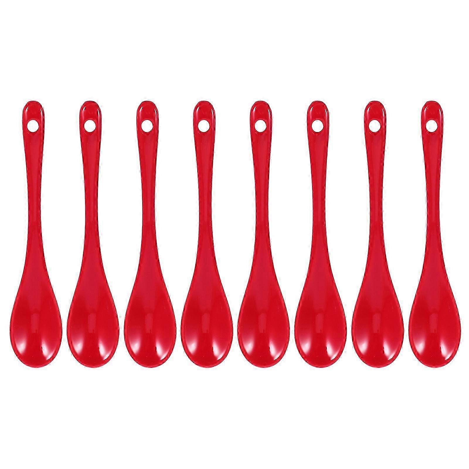 Coffee Scoop Ceramic Spoon for Kitchen Use 8Pcs Multi-Function Set