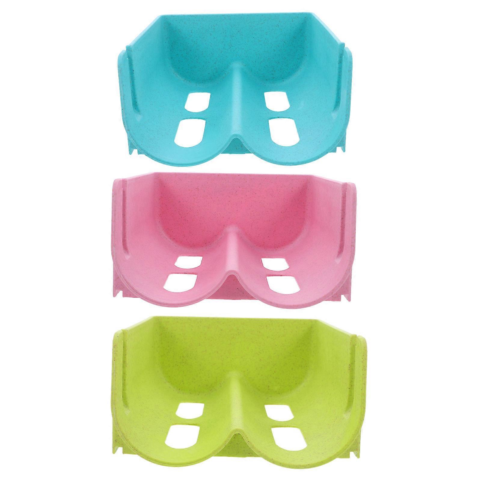 3Pcs Refrigerator Drawer Storage Boxes Stackable Storage Containers Drink Box