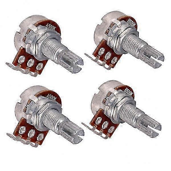 10X 4pcs Split Guitar Volume & Tone Pot Control Audio Taper Potentiometer Kit