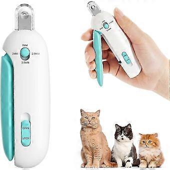 Cat nagelknipper met verstelbaar 3-maat trimgat & verborgen nagelvijl | Veilige Teennageltrimmer voor Kittens & Binnenkatten | Anti-Splash Klauwsnijder voor