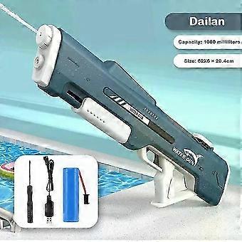 Adultos Electric Water Gun Play Sprinkers Toy 1000ML Poderoso Automático de Alta Pressão Bursts jogar verão piscina ao ar livre presente das crianças