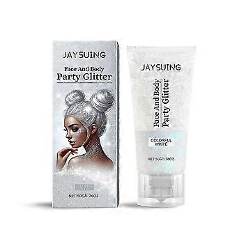 Jaysuing Glitter Glitter Gel, natürliche stereoskopische Körper-High-Glitter-Party-Rave-Mehrfarboption