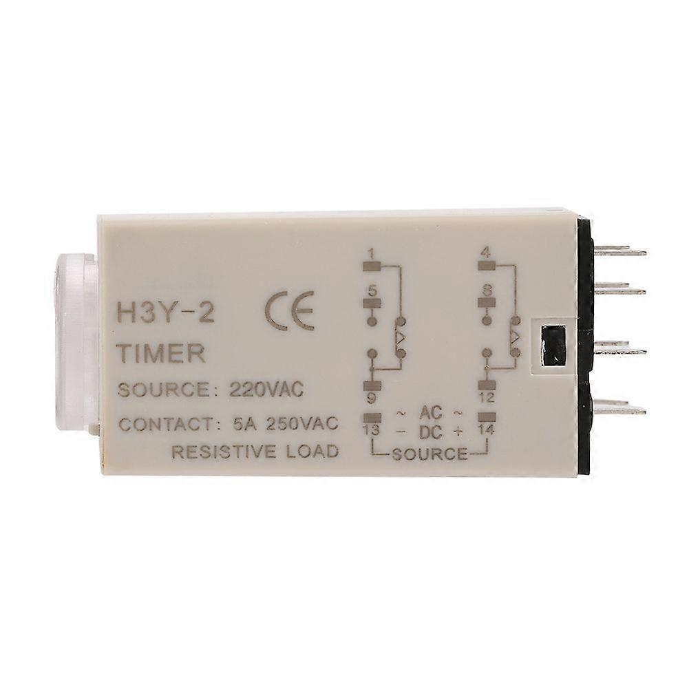 AC 220V H3Y-2 Delay Timer Time Relay 0-10 Second 10s 10sec