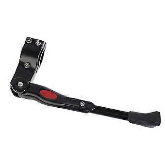 Durable Aluminum Alloy Bike Kickstand, Non-Slip Rubber Base, Reflective Strip, Stable Side Support for Mountain and Road Bikes, 15 Inch