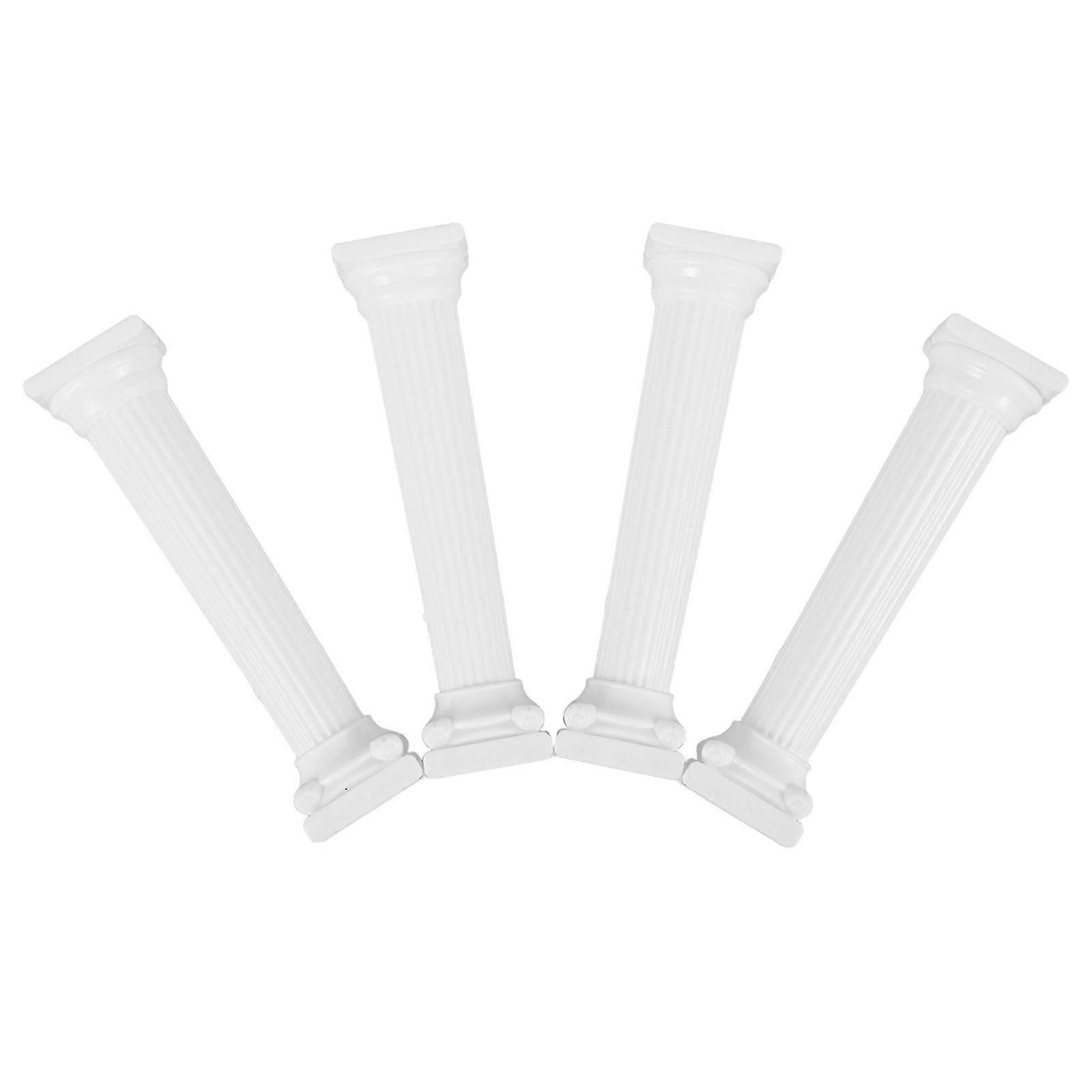 Roman Column Cupcake Stand Cake Pillars Set Delicate Look 4Set