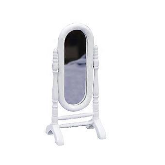 Conjunto de 3 peças de espelhos de madeira para decoração de mini casa