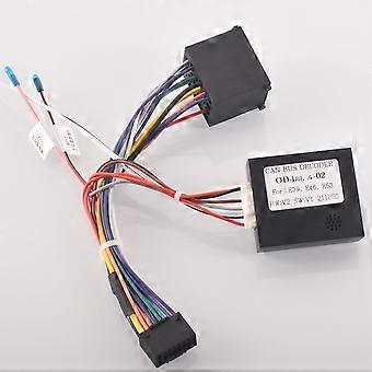Autoradio Stereo Cablaggio Cavo Adattatore Android 16pin Per Per BMW E46 3 serie E39 5series E53 X5
