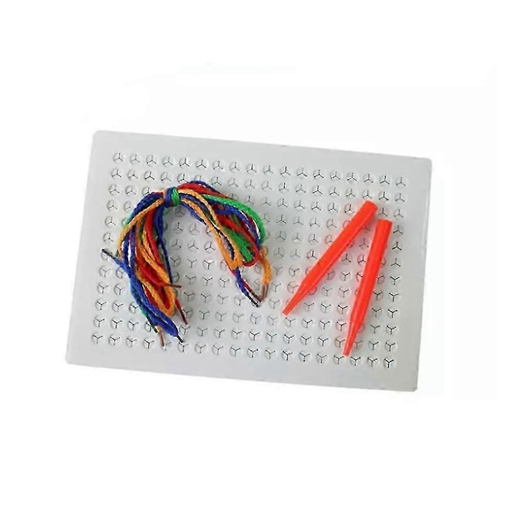 DIY Children's String Weaving Drawing Board, String Art Kit with Colored Ropes