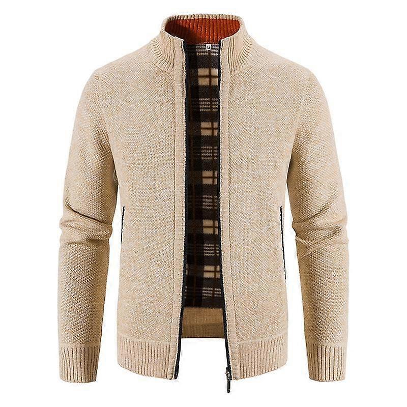 Herren Langarm-Strickjacke