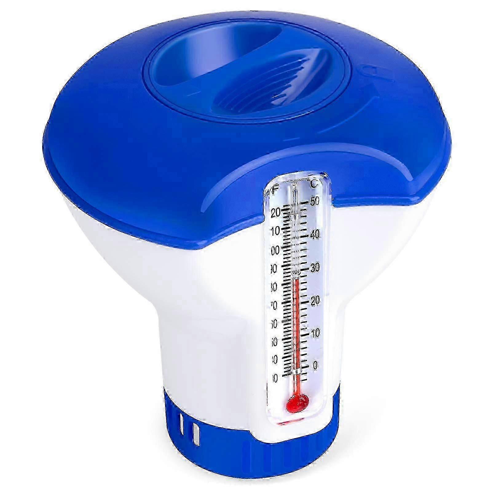 Floating Pool Dispenser With Thermometer, Automatic Doser, Spa Floating Diffuser, Dispensex