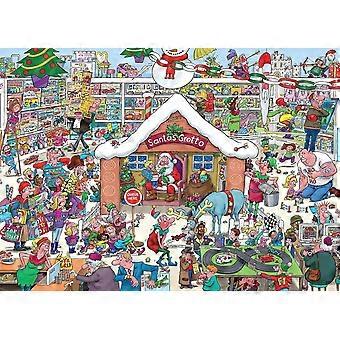 Jigsaw Puzzles 1000 Pieces for Adults Shop Puzzle 1000 Pieces Christmas Puzzle for Adults Teens Kids Christmas Scene Oil Painting Puzzles for Adults