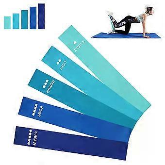 5 Pcs Professional Resistance Bands. Latex-Free, Elastic Band, Work Out Bands, Stretch Bands for Working Out Women or Men, Exercise Bands Set for Phys