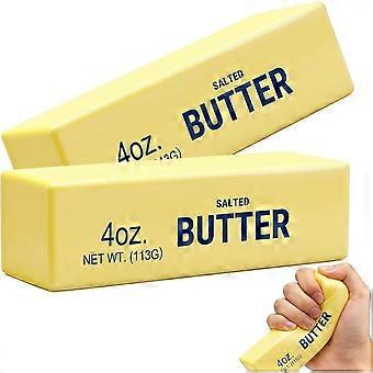 INF Butter Stick Slow Rebound Squeeze Toy for Teens Stress Relief, Soft PU 13.2 2-piece