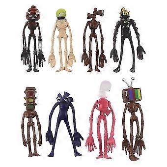 2026 8pcs Siren Head Toy Action Figure Gift For Kids