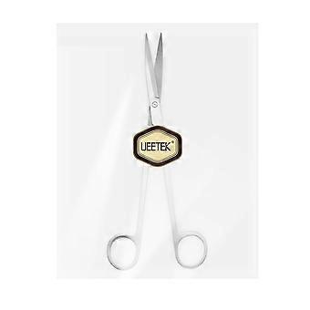 Fish Tank Plant Scissors for Aquarium Use Silver Stainless Steel