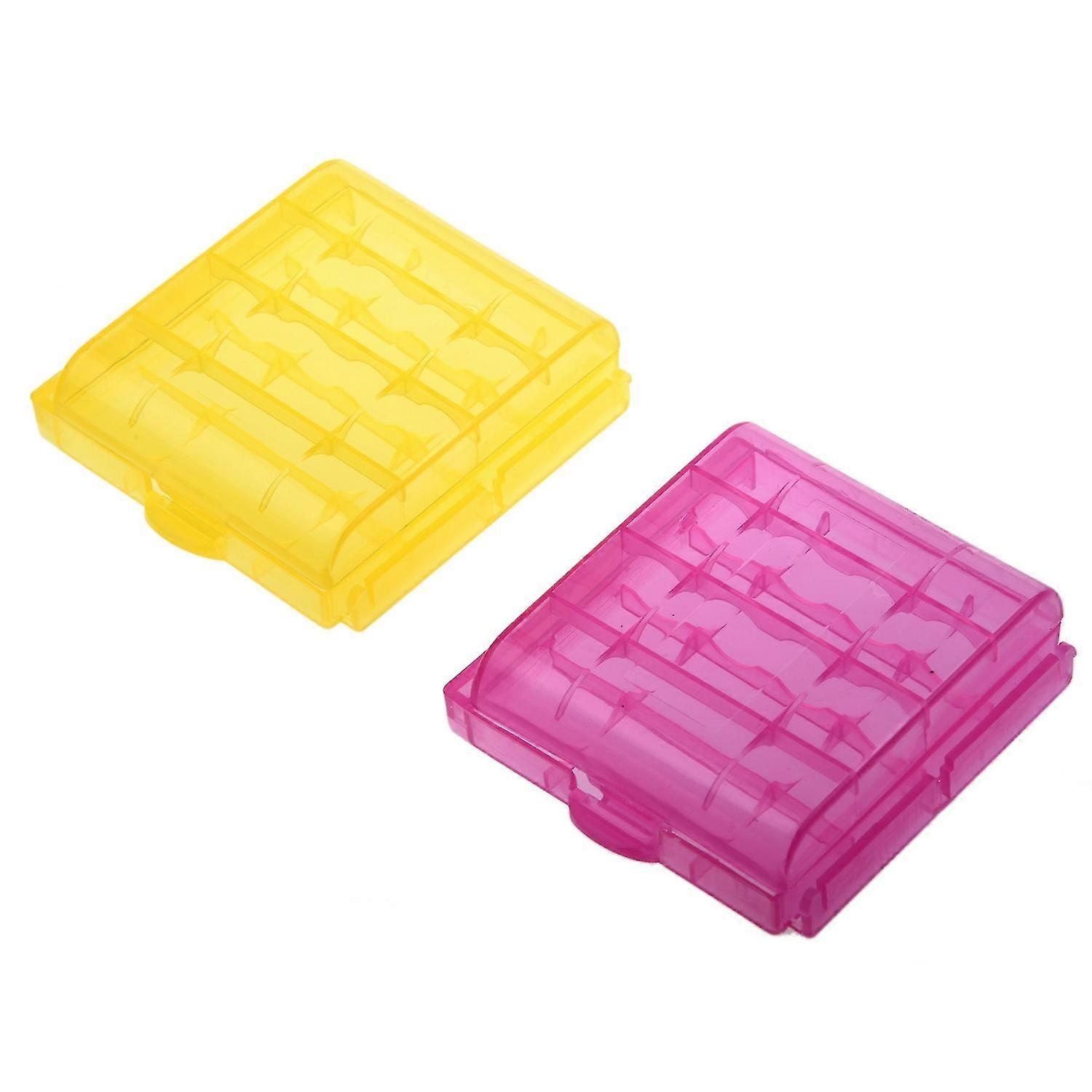 2 x batterikasse Batteriboks til 4 AAA