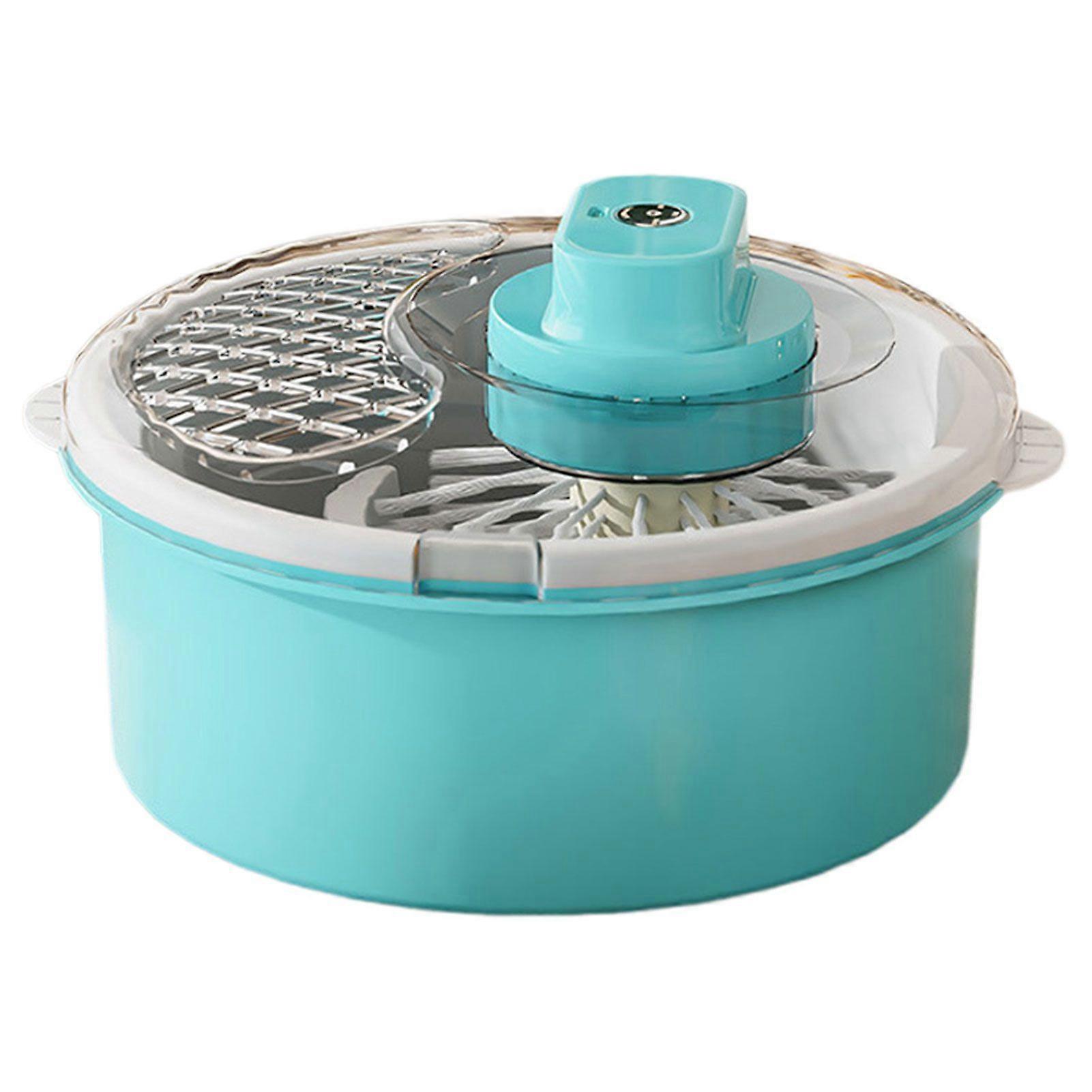 Large Manual Salad Spinner With Handle Multifunctional Vegetable Washing Drying Kitchen Prep Accessory