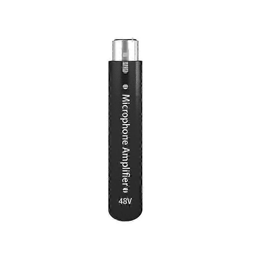 48V Wired Microphone Amplifier Dynamic Microphone Plug and Play Preamplifier Stage Speech 28DB High Gain