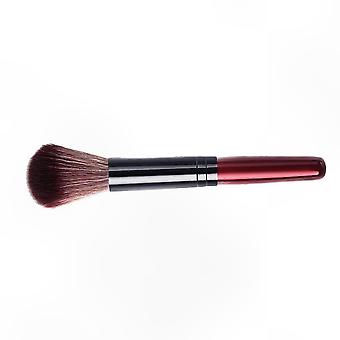 Pinceau 2 en 1 pour poudre à ongles et fond de teint, avec des poils doux et hypoallergéniques pour ongles en acrylique