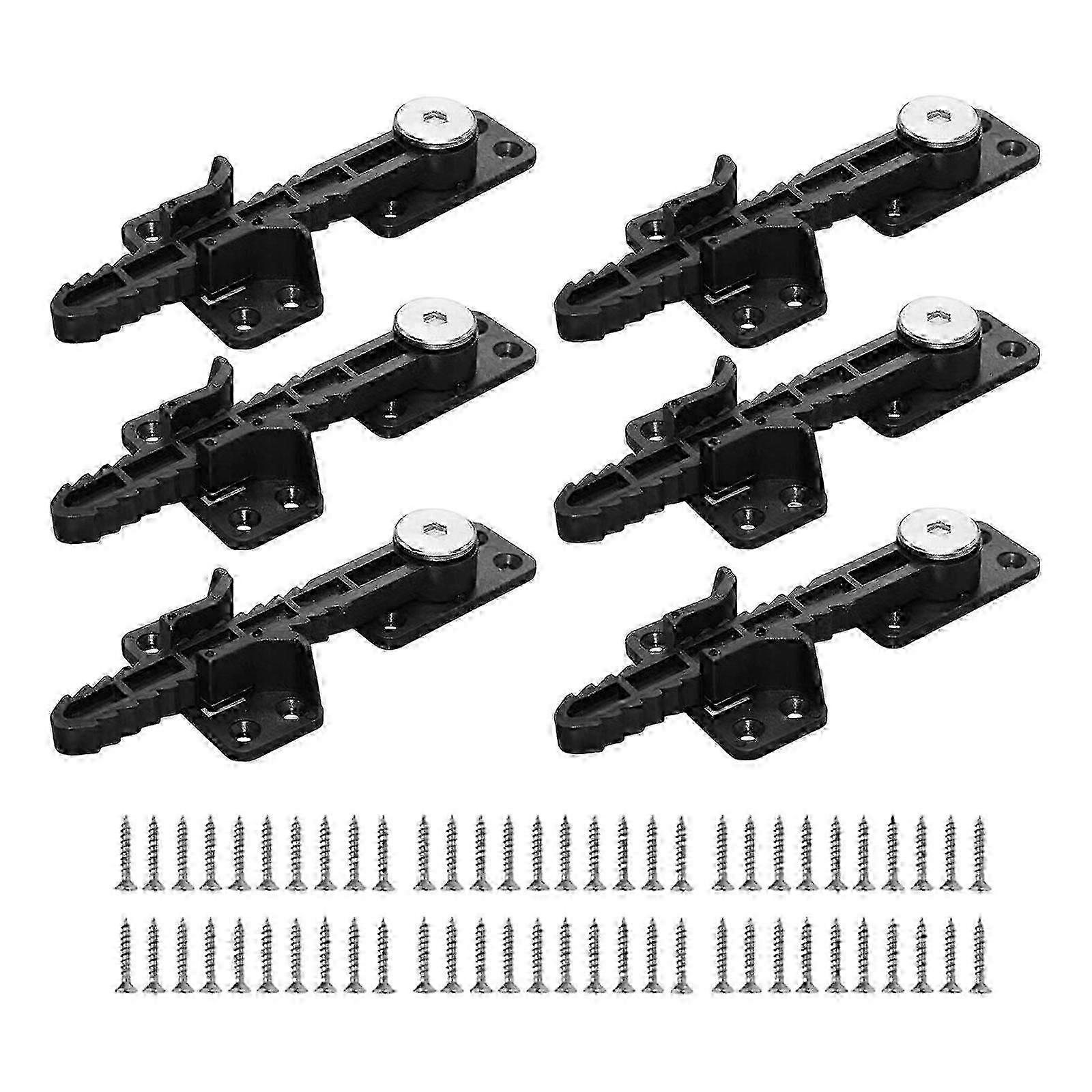 6x Sectional Couch Connector Accessory Sofa Leg Stabilizer Couch Brackets