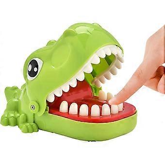 Dinosaurus tandarts spel, grappig speelgoed voor familievermaak, vingerbijtspel voor kinderen, creatieve tandarts met bijtende hand, zachte rubberen tanden die geen pijn doen.