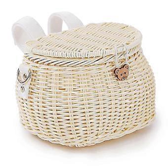 Hand-Woven Bicycle Basket for Bikes & Scooters - Durable and Stylish Bike Accessory