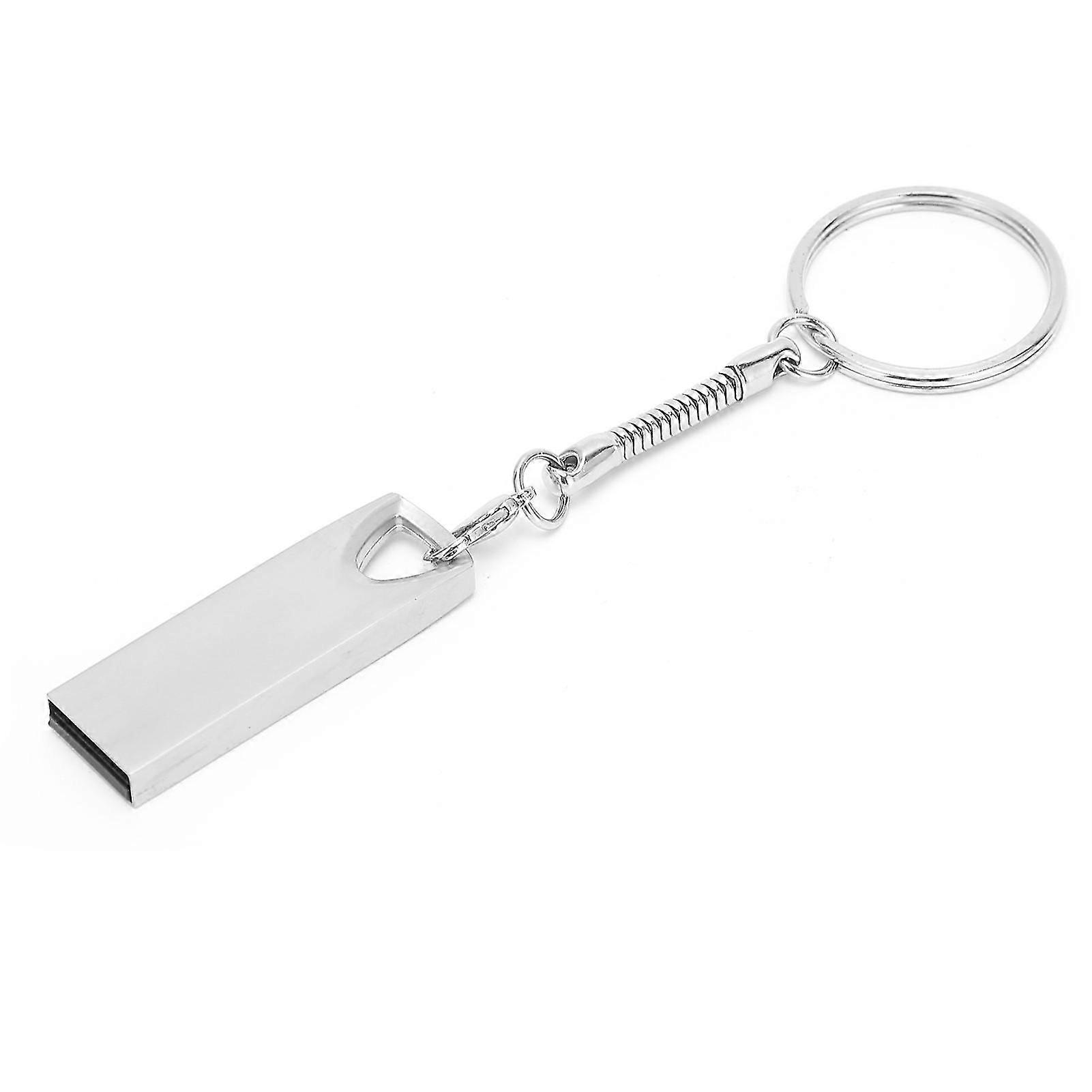 U Disk USB2.0 Mini Plugin Car Flash Disk with Clip Chain HighSpeed Data Backup Device(64GB )