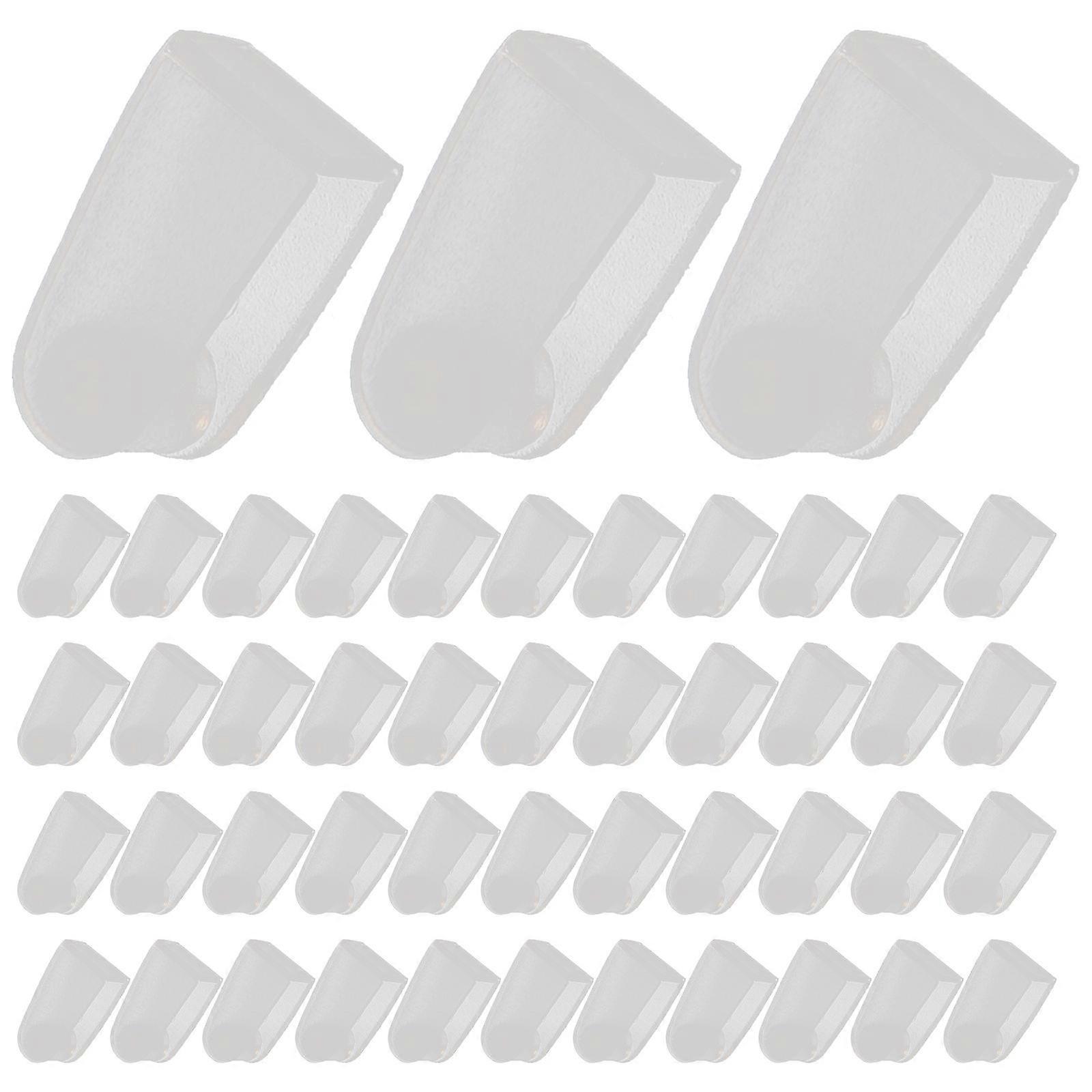 Durable Plastic Foldable Clips Keychain Clip Accessory 100Pcs