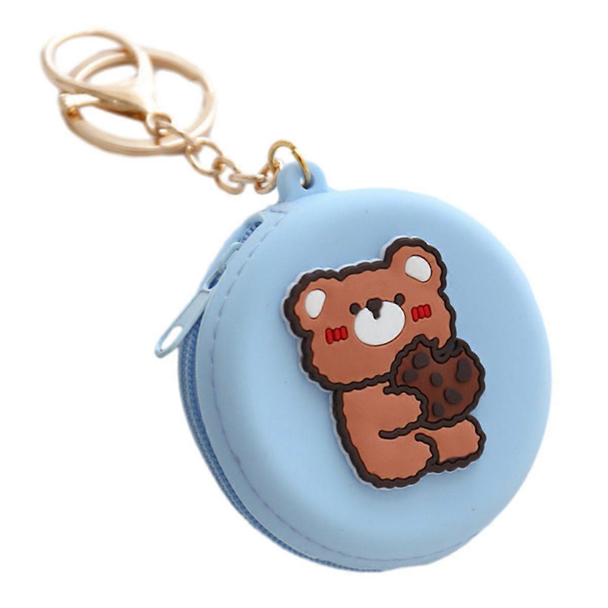 Cute Multi-Functional Silicone Wallet Compact Lightweight Sturdy