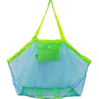 Toy bag beach mesh toy storage net for carrying toys and towels toy sand away [XR]