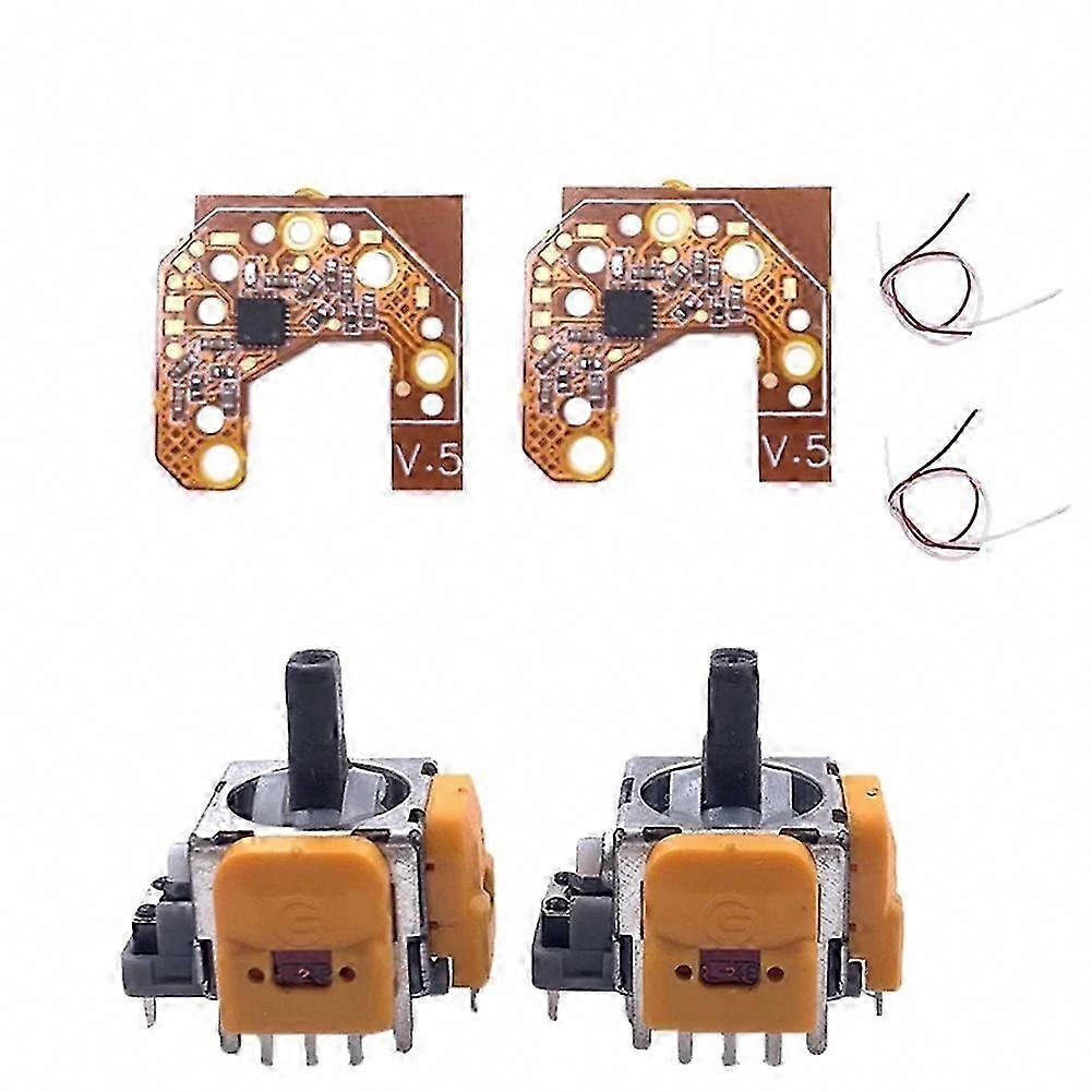 2PCS Hall Joystick + Calibration Board for PS5 Controller Hall Effect & Center/Outer Ring Calibration