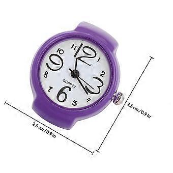 Purple Watch Shaped Finger Ring for Adults Use 1Pcs Fashion Quartz Jewelry