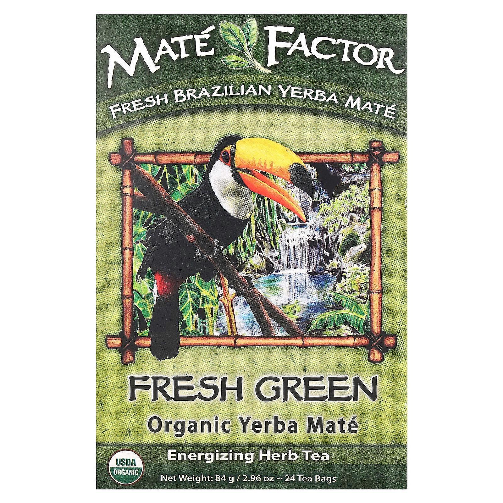 Mate Factor, Organic Yerba Mate, Fresh Green